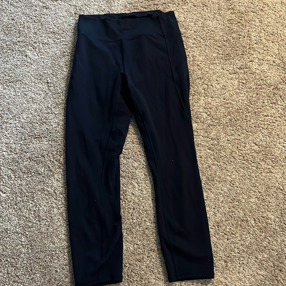 Women Size 8 Lululemon Leggings Navy Blue